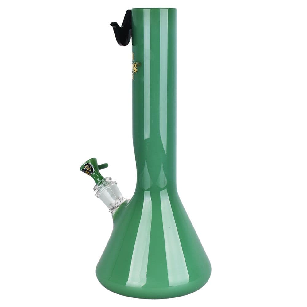 Cheech & Chong Glass Moustache Ride Beaker Bong | 12" | 14mm F - Discreet Smoker