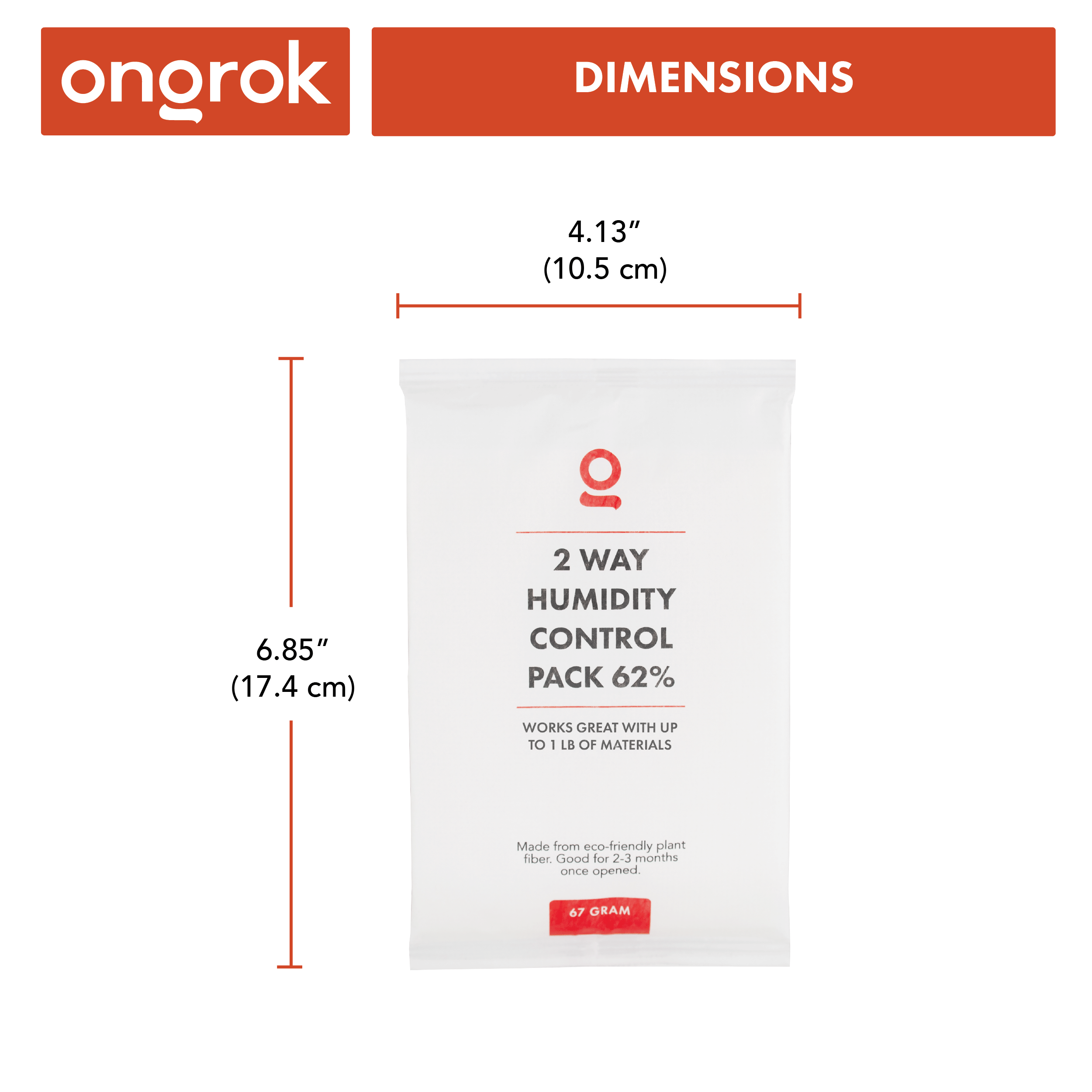 67 Gram Humidity Pack - Discreet Smoker