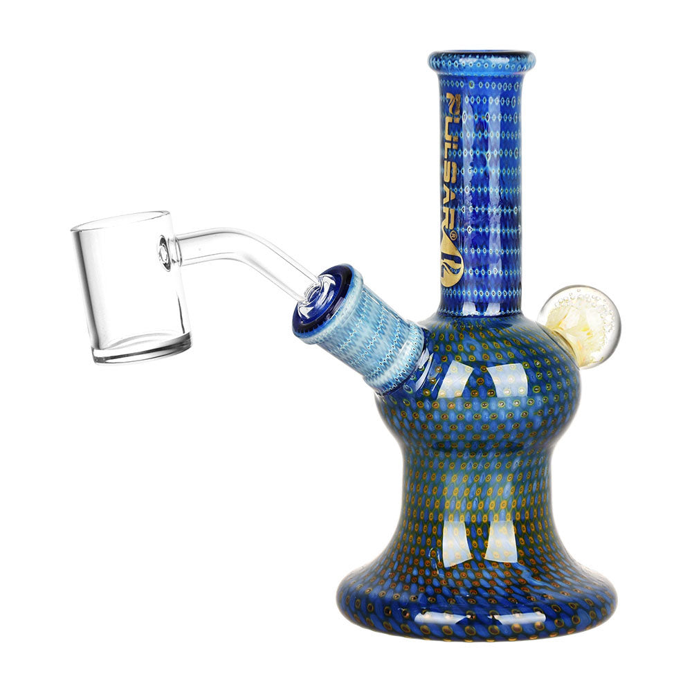 Pulsar Blooming Bubble Matrix Mini Dab Rig | 5.75" | 14mm F - Discreet Smoker