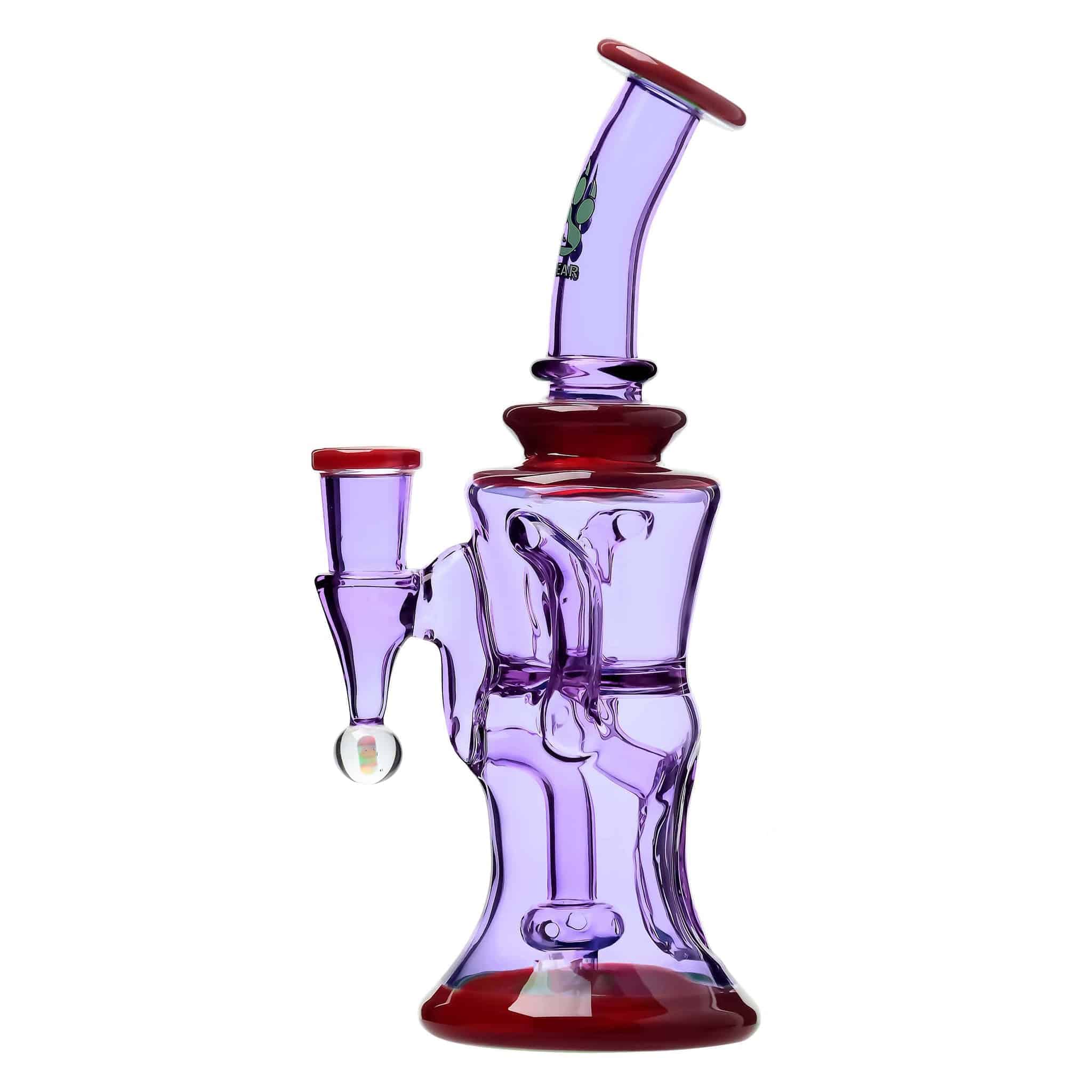 CaliBear Colored Opal Showerhead Recycler - Discreet Smoker