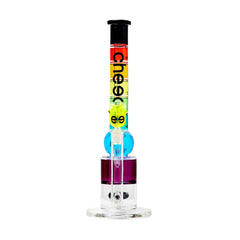 Cheech Glass 18" Rainbow Glycerin Water Pipe - Discreet Smoker