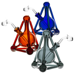 Pulsar Mini Aerospace Oil Rig - 5.75" / 14mm F / Colors Vary - Discreet Smoker