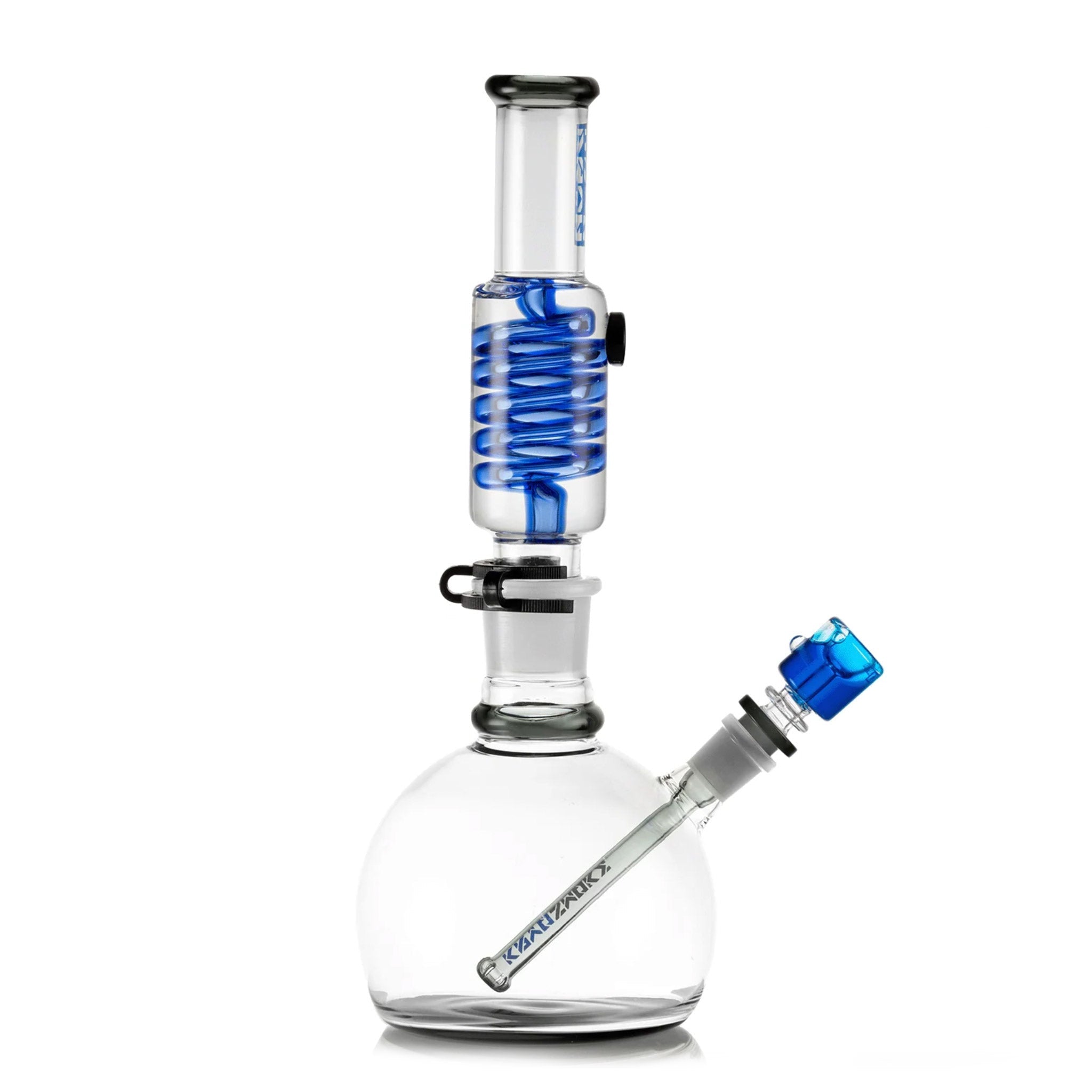 14 Inch Freezable Glycerin Coil Bubble Bong - Discreet Smoker