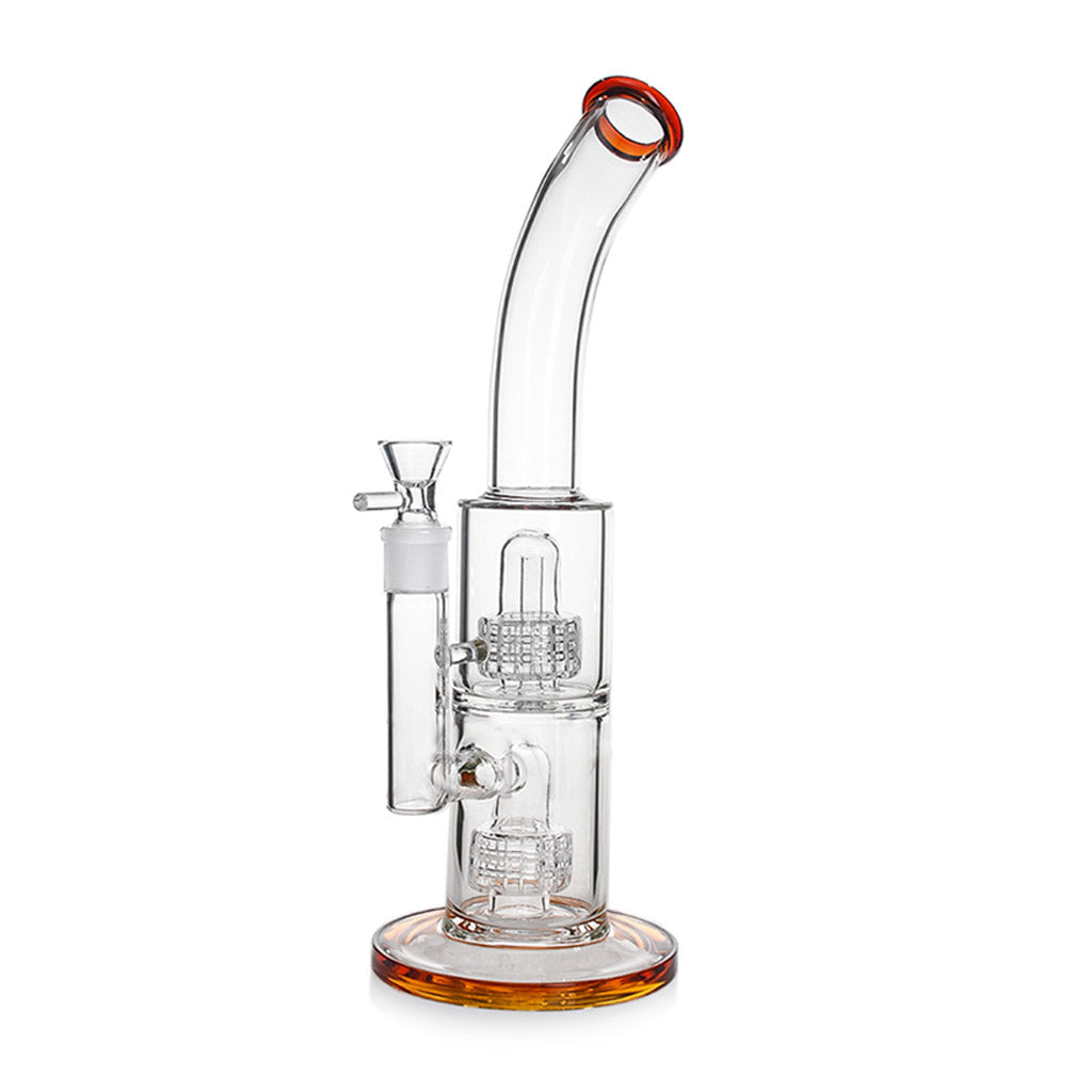 14 INCH DOUBLE MATRIX PERC OIL RIG - Discreet Smoker