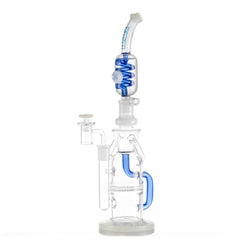 14mm Glycerin Coil Recycler Dab Rig - Discreet Smoker