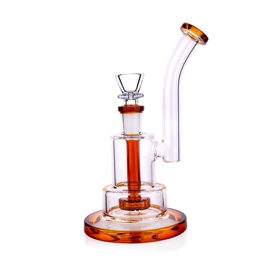 STACKED CHAMBER SHOWERHEAD PERC BONG - Discreet Smoker