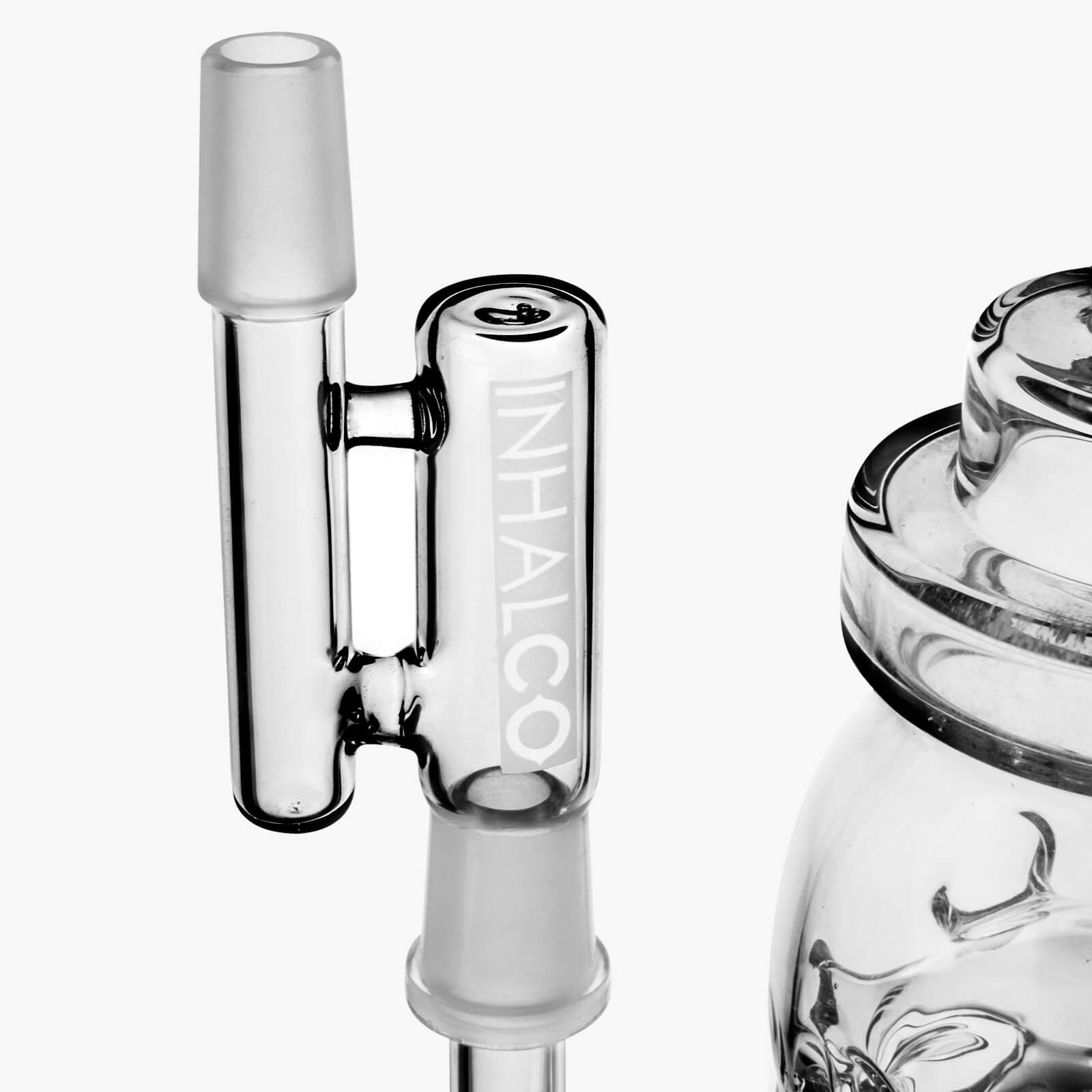 14mm Glass Drop Down Reclaim Catcher - Discreet Smoker