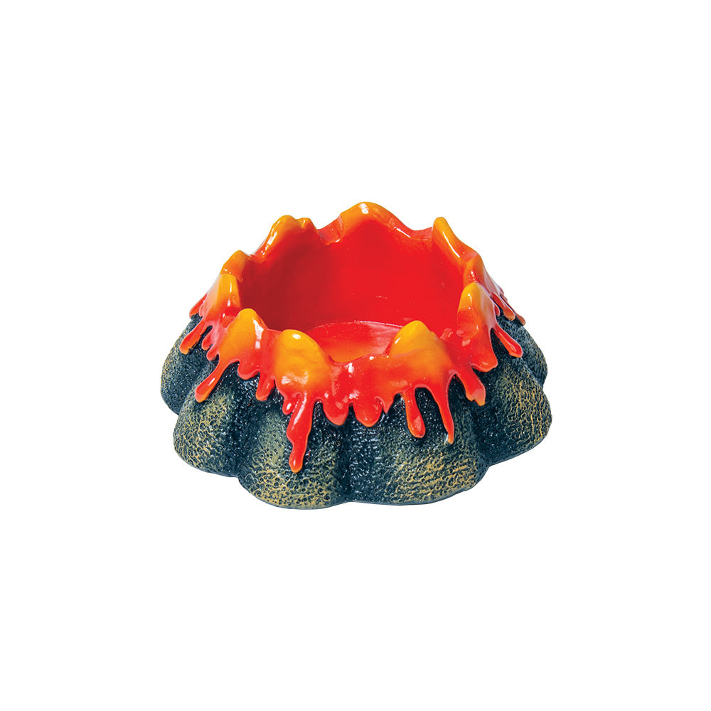 Volcano Polyresin Ashtray - 5" - Discreet Smoker