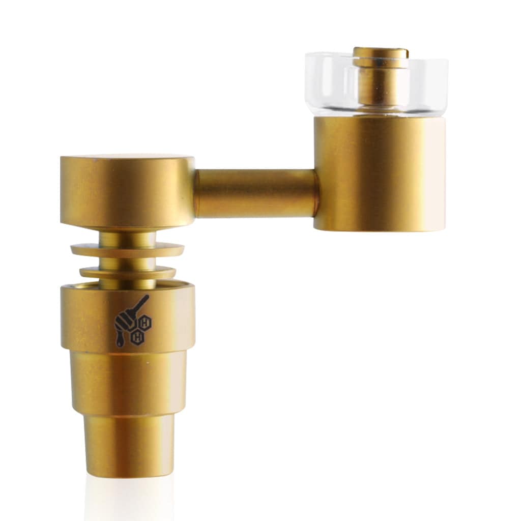 TITANIUM 4 IN 1 SIDECAR HYBRID BANGER DAB NAIL - Discreet Smoker