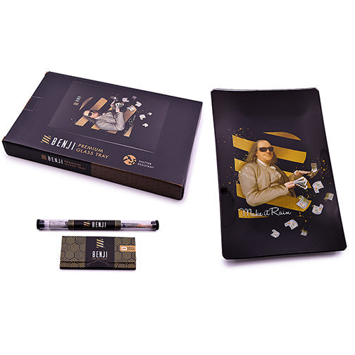 Benji - Shatter-Resistant Glass Tray Kit - Make it Rain - Discreet Smoker