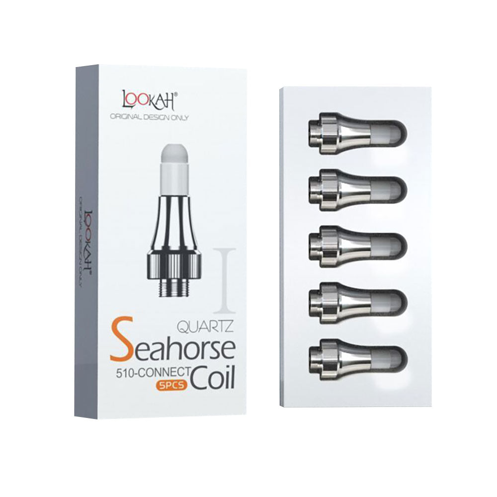 Lookah Seahorse PRO Quartz Coil | 5pc Set - Discreet Smoker