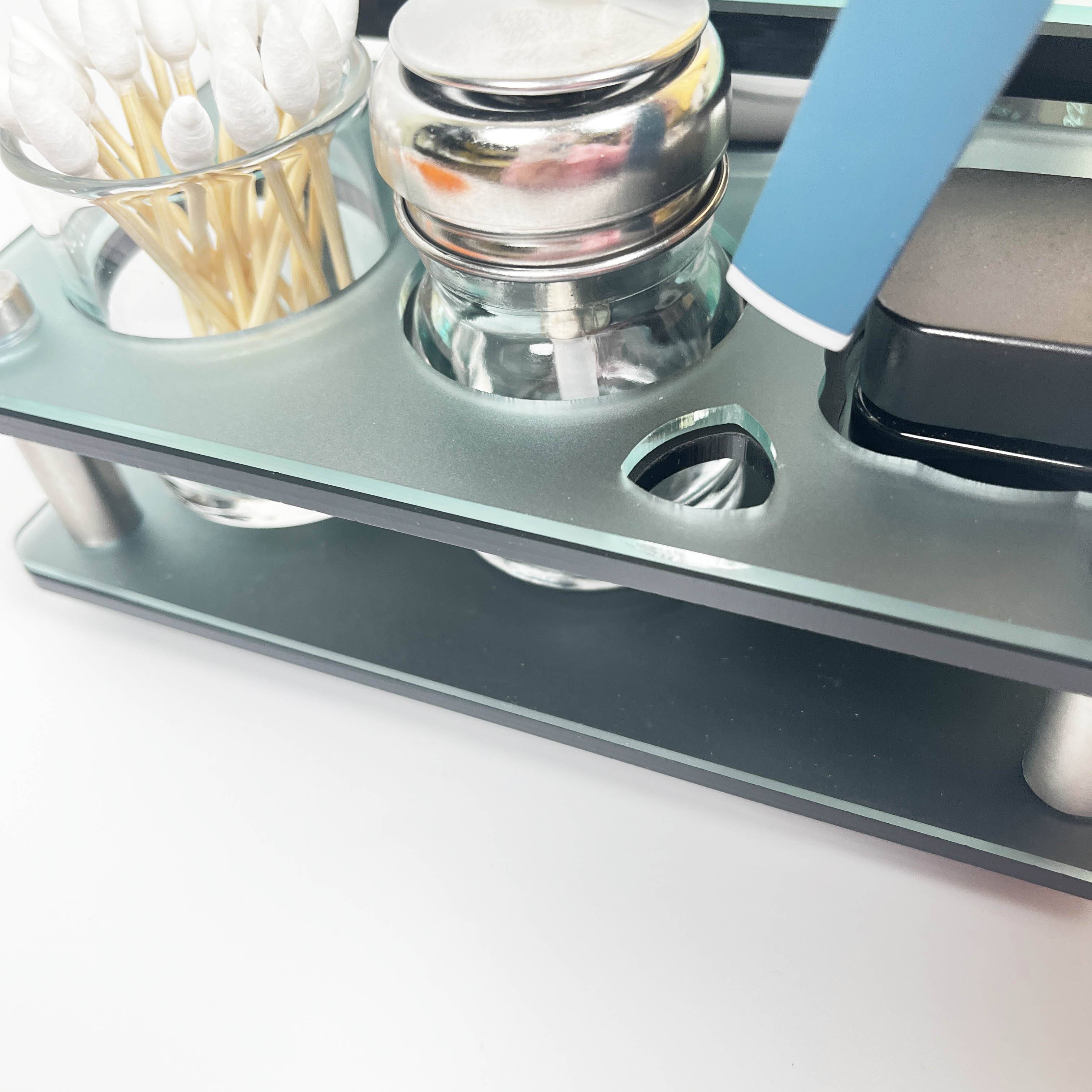 Focus V Carta 2 Rig Station Dab Session Organizer and Cleaning Tray That Holds the Charging Dock With ISO Pump and Swab Beaker - Discreet Smoker