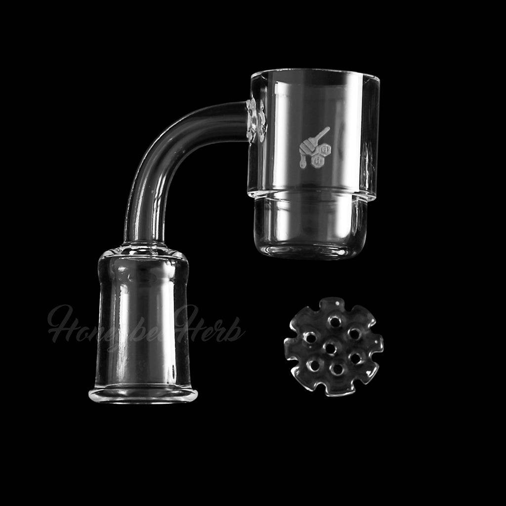 HONEY DISC DEEP DISH QUARTZ BANGER - 90° DEGREE | YL - Discreet Smoker