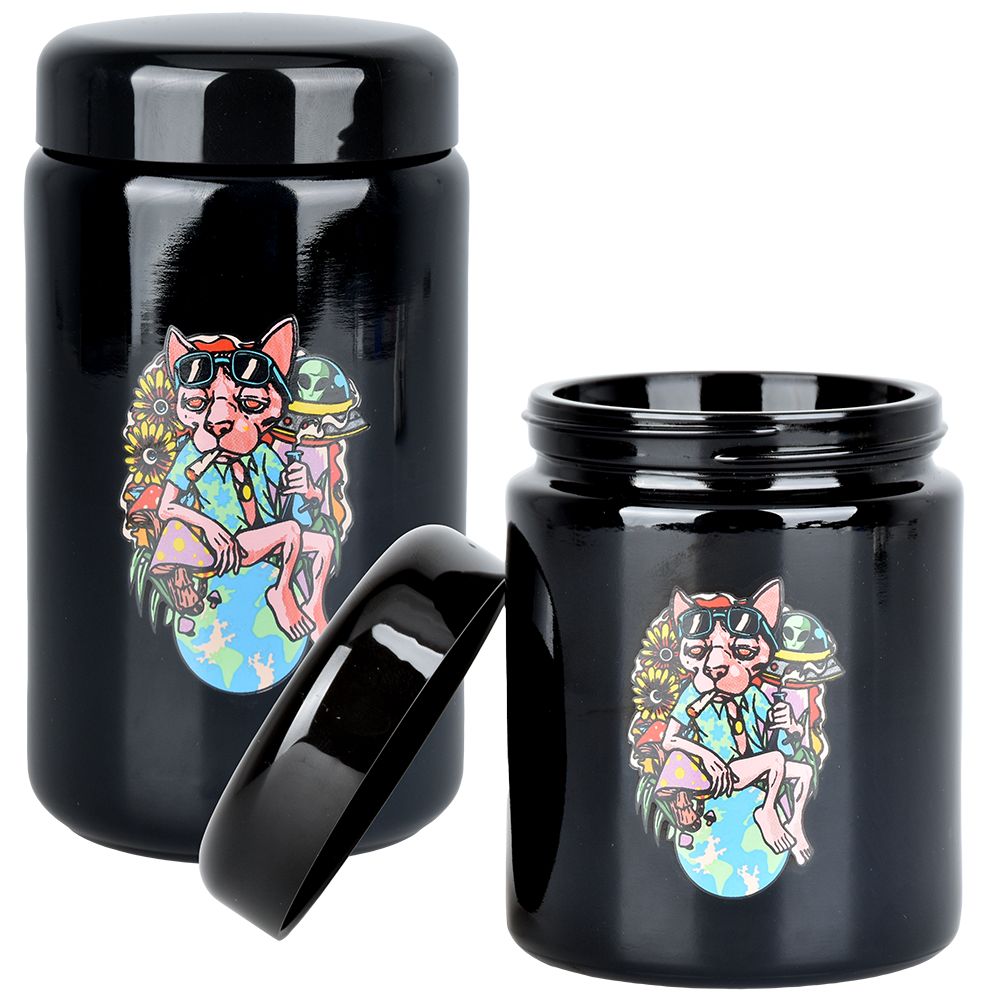 Pulsar 420 Jars UV Screw Top | Chill Cat - Discreet Smoker