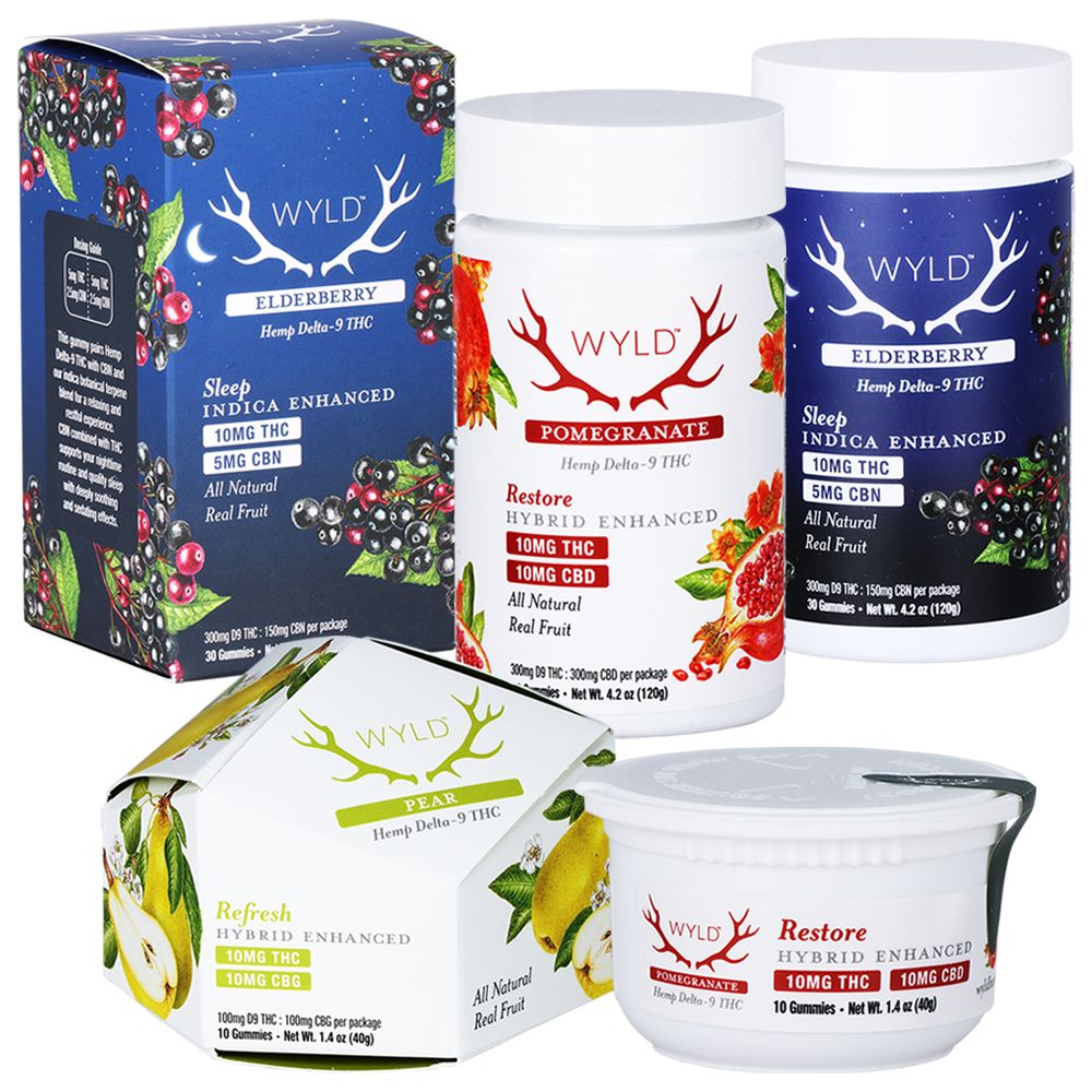 WYLD D9 Blend Gummies - Discreet Smoker