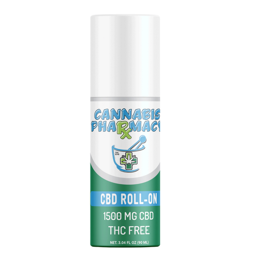 Cannabis Pharmacy Cooling Roll on CBD with Lidocaine - 1500mg - Discreet Smoker