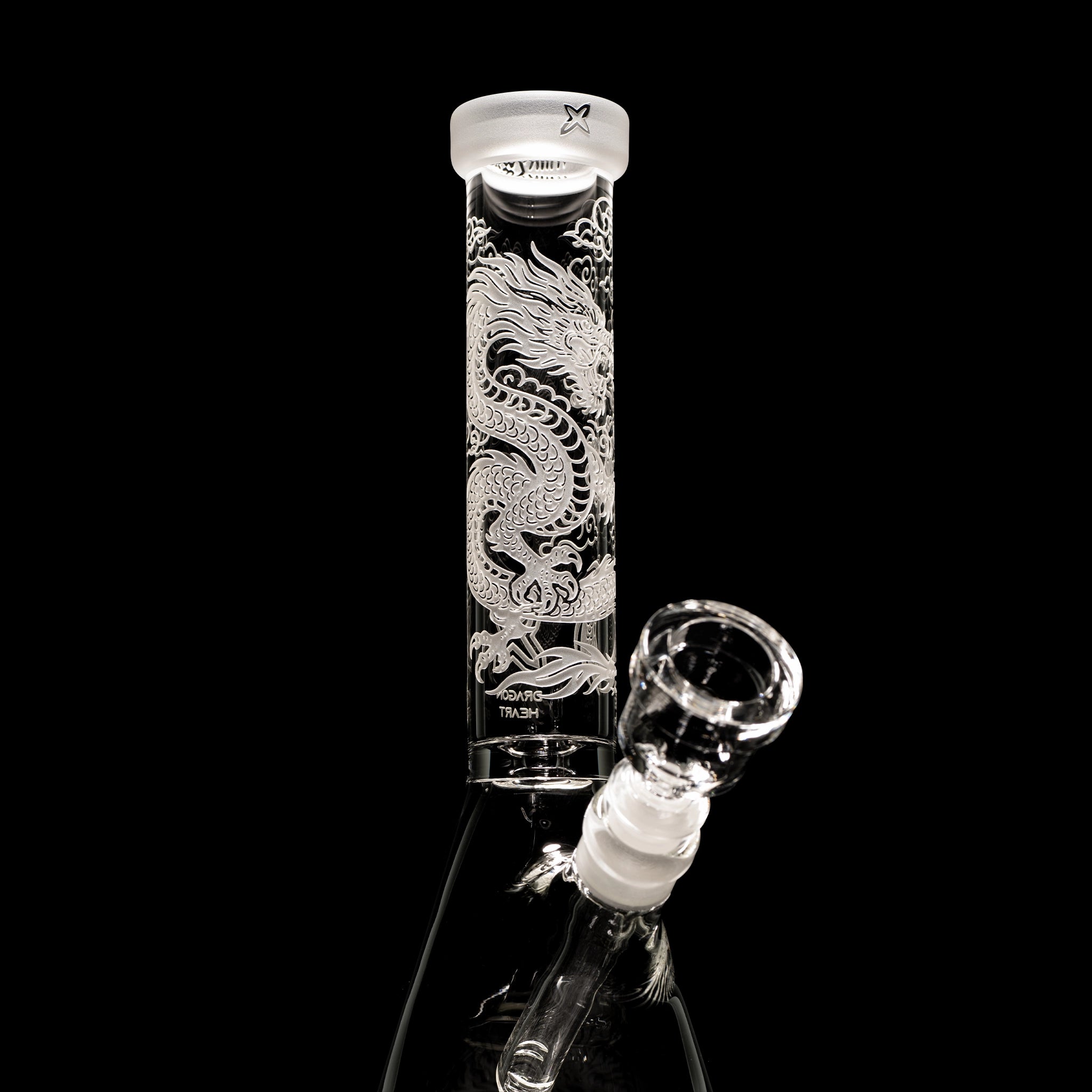 Dragon Heart 10" Beaker Bong - Discreet Smoker