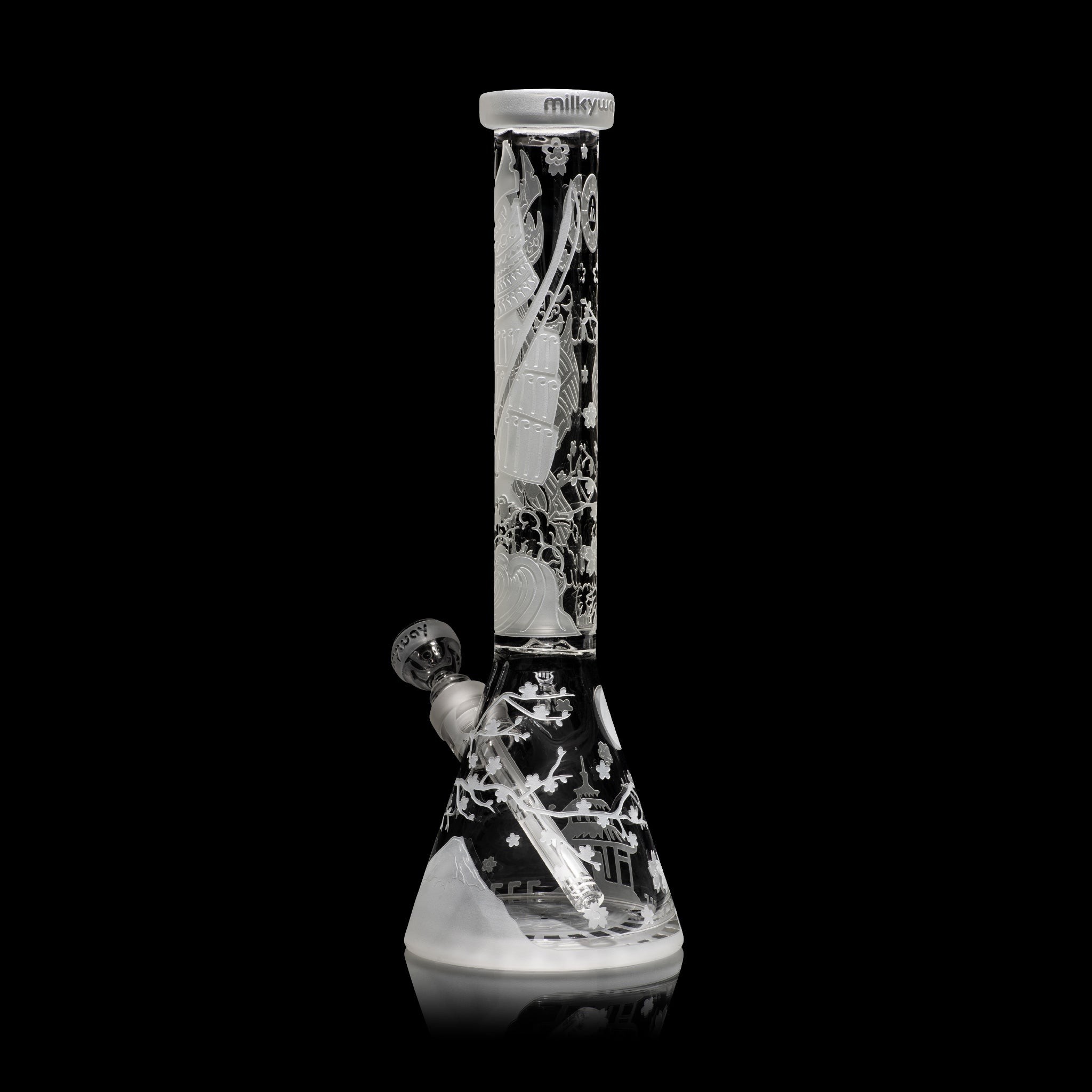Femme Samurai 16" Clear Beaker Bong - Discreet Smoker