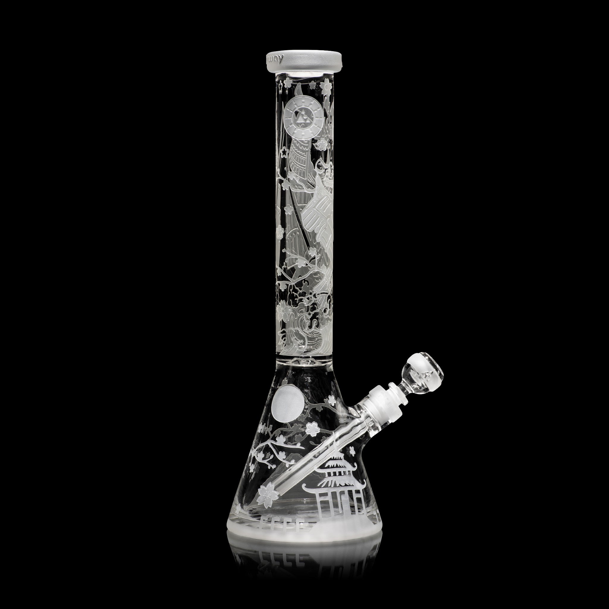 Femme Samurai 16" Clear Beaker Bong - Discreet Smoker