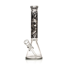 Fire Starter 16" Beaker Bong - Discreet Smoker