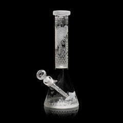 Bee Hive 14" Beaker Bong