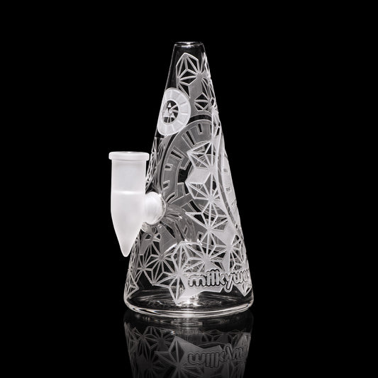 Hypnotic 6" Clear Dab Rig - Discreet Smoker