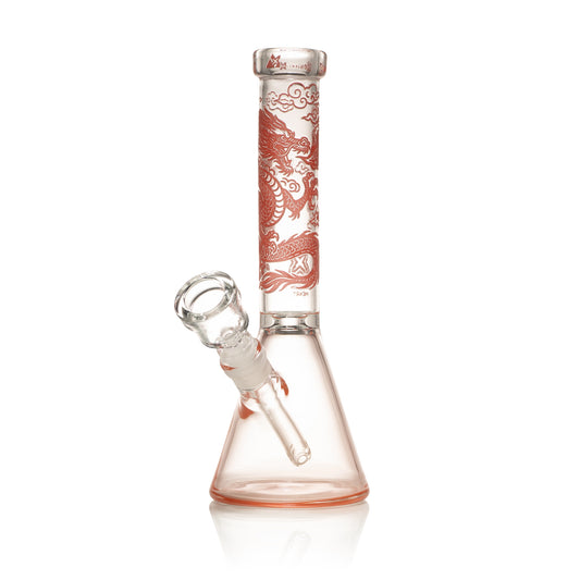 Dragon Heart 10" Color Beaker Bong - Discreet Smoker