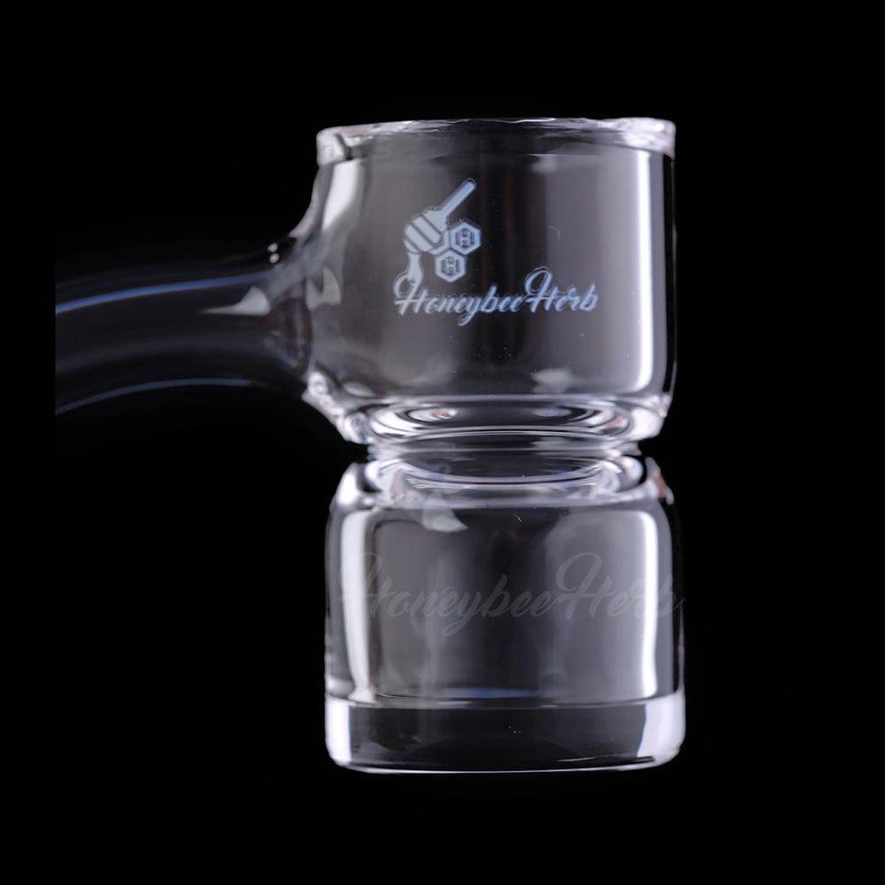 HONEY BEVEL SPLASH BUCKET QUARTZ BANGER - 45° DEGREE | BL - Discreet Smoker