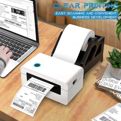 4X6 Thermal Shipping Labels - 2 Rolls of 250, Perforated & Smudge-Proof Direct Thermal Labels Compatible with Rollo, Zebra, for Amazon UPS Fedex Shopify