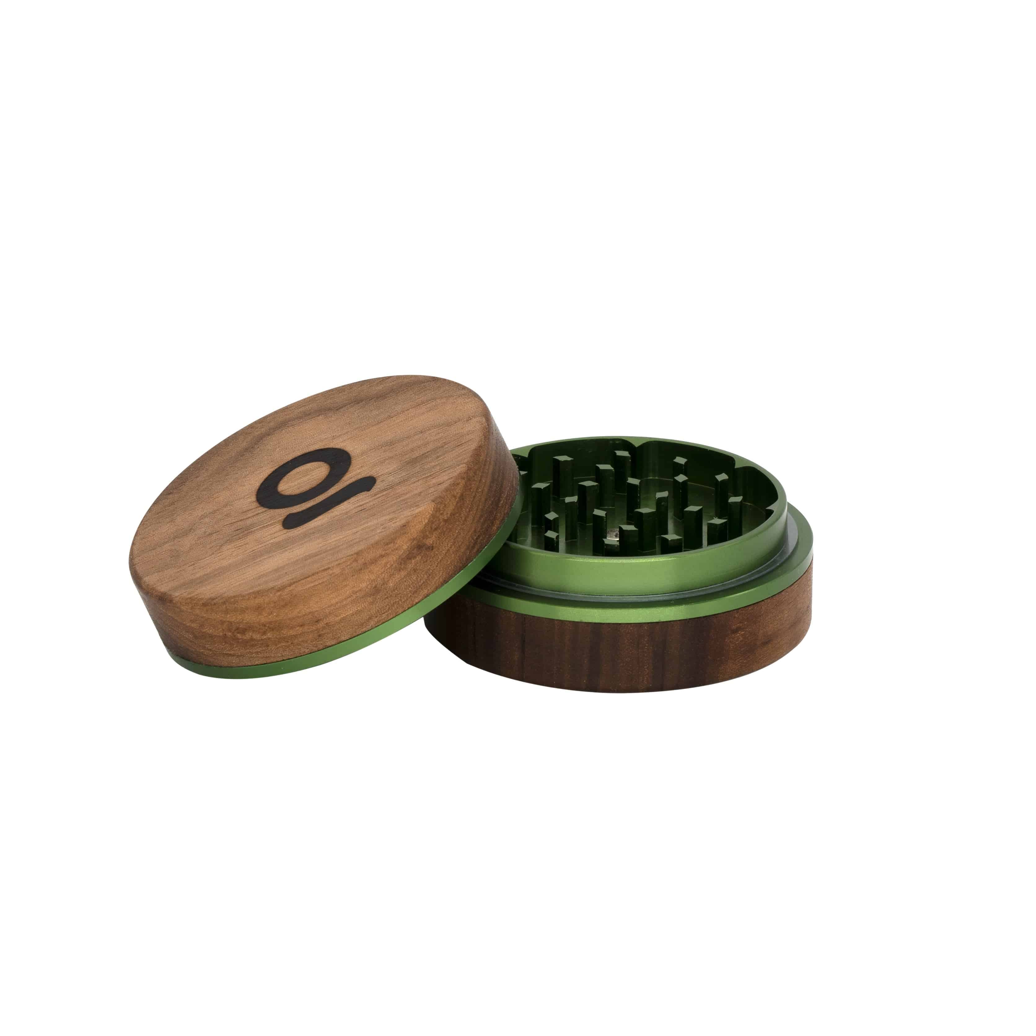 ONGROK 3 Inch, 2-Piece Walnut Grinder - Discreet Smoker