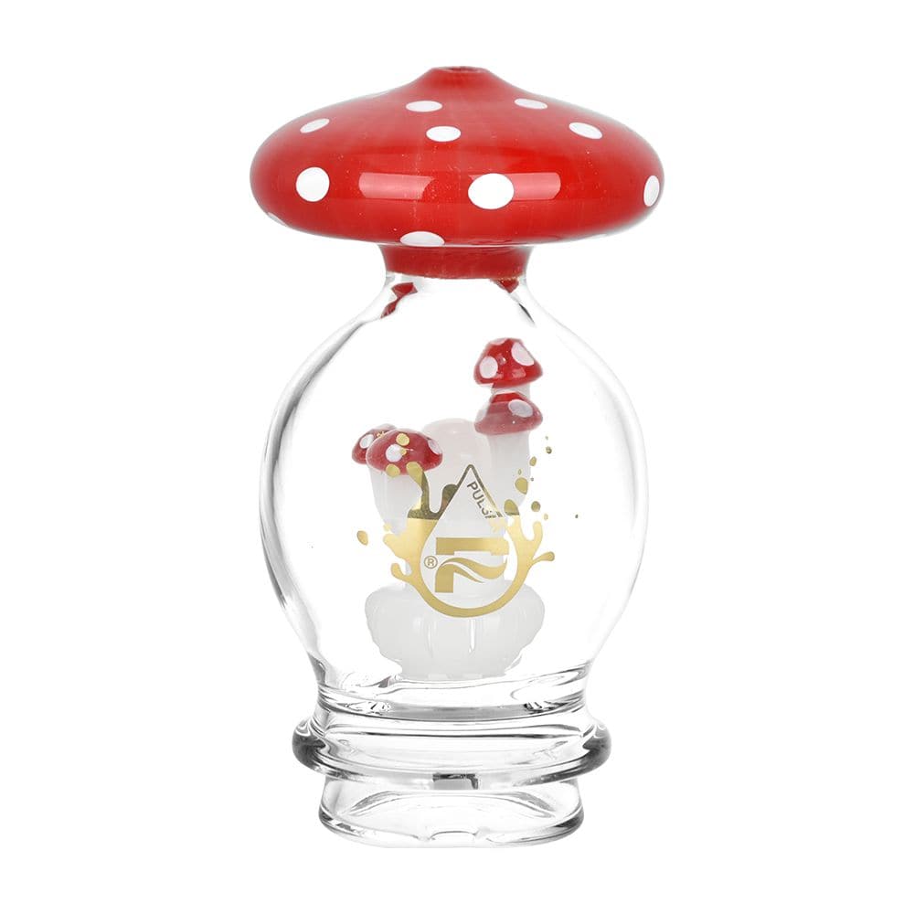 Pulsar Mushroom Mayhem Glass Attachment For Puffco Peak - Discreet Smoker