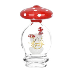 Pulsar Mushroom Mayhem Glass Attachment For Puffco Peak - Discreet Smoker