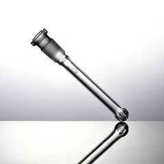 Vitae Glass Slitted Downstem - Discreet Smoker
