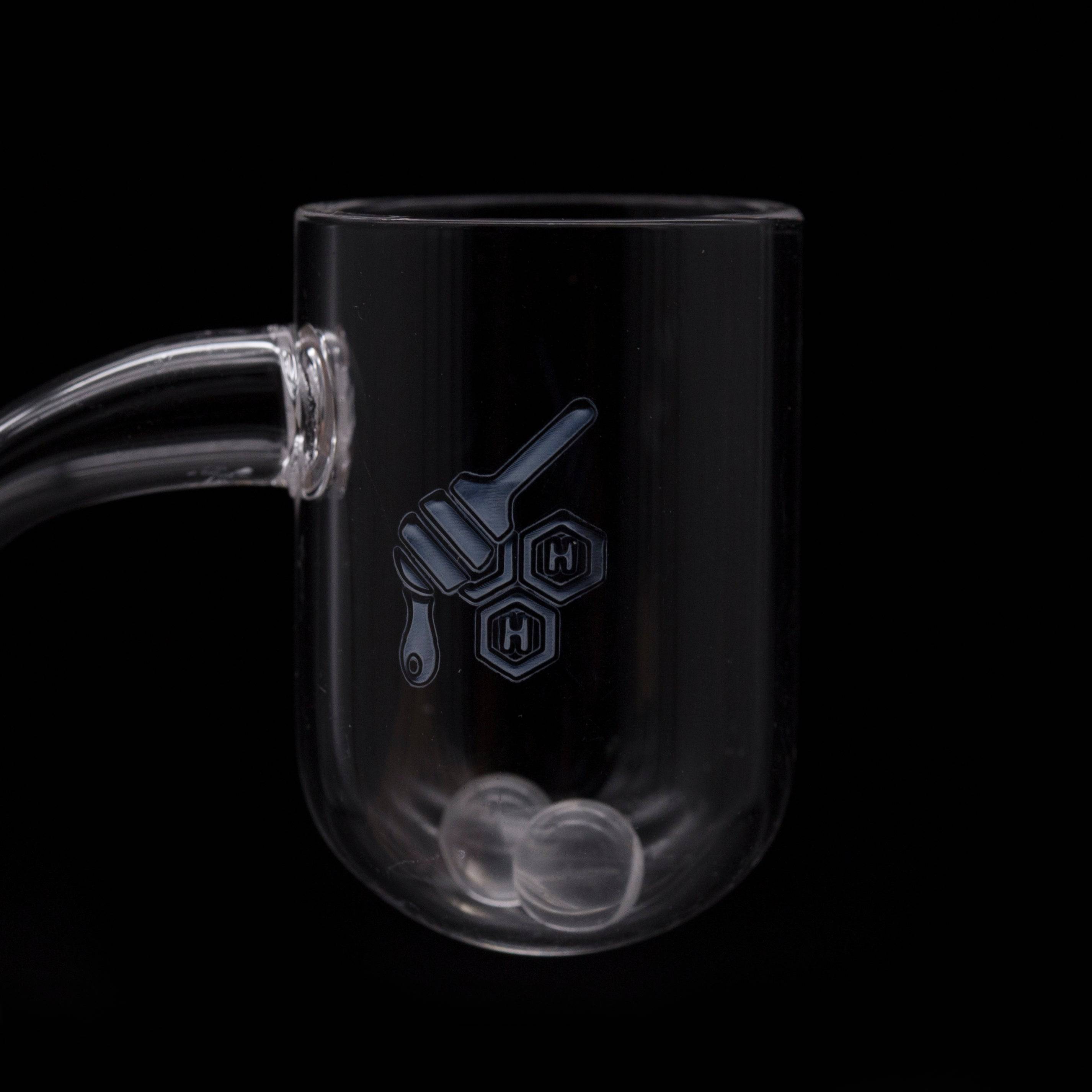 HONEY CYCLONE QUARTZ BANGER - 90° DEGREE | YL - Discreet Smoker