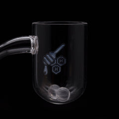 HONEY CYCLONE QUARTZ BANGER - 90° DEGREE | YL - Discreet Smoker