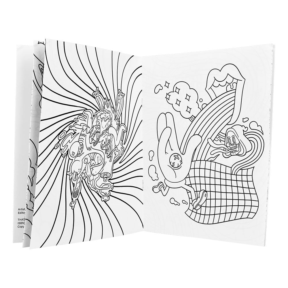 Wood Rocket That's Trippy Adult Coloring Book - 8.5"x11" - Discreet Smoker