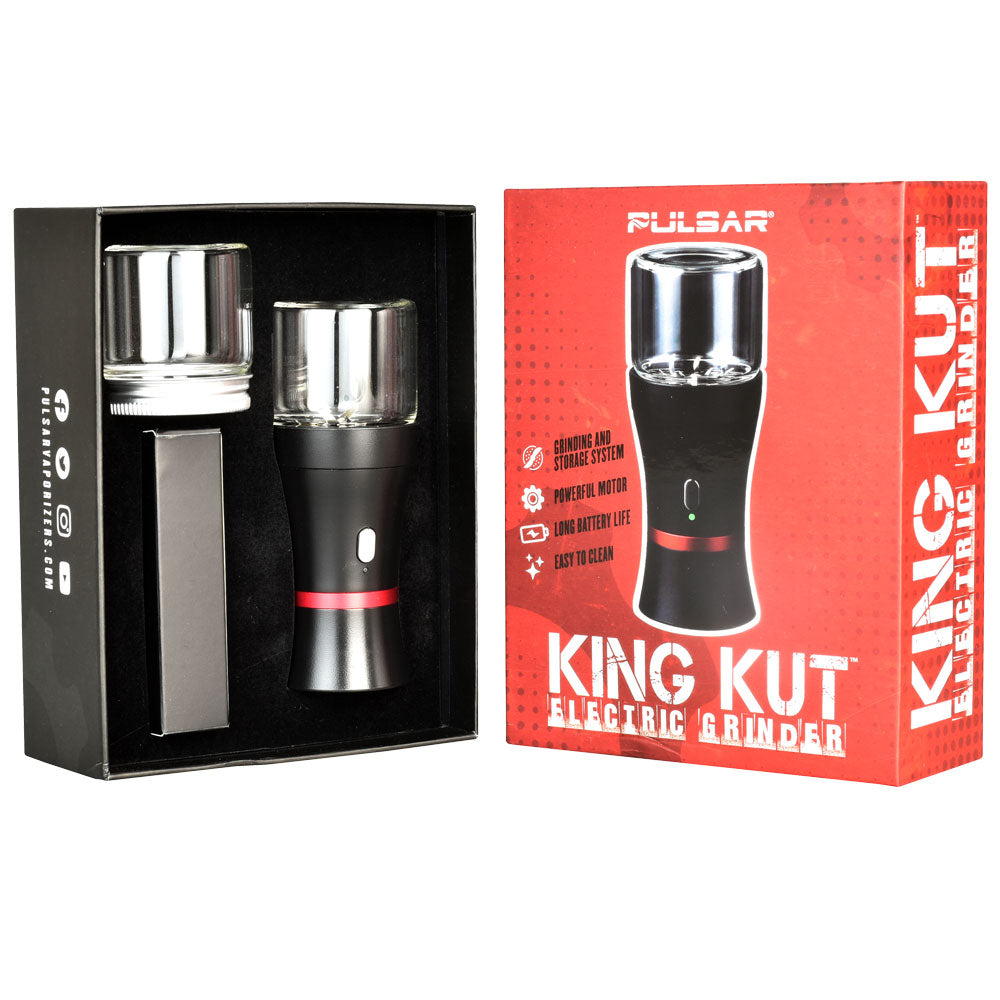 Pulsar King Kut Portable Electric Herb Grinder - Discreet Smoker