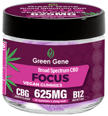 Green Genie Organic CBD Infused Mood Based Vegan Gummies - (625MG - 2500MG) - Discreet Smoker