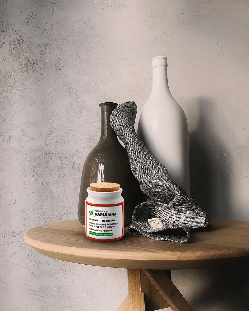 stash jar - prescription - large - from gifts by Fashioncraft® - Discreet Smoker