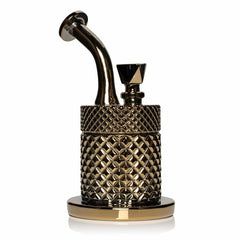 Twenties Collection Water Pipe | Gold - Discreet Smoker
