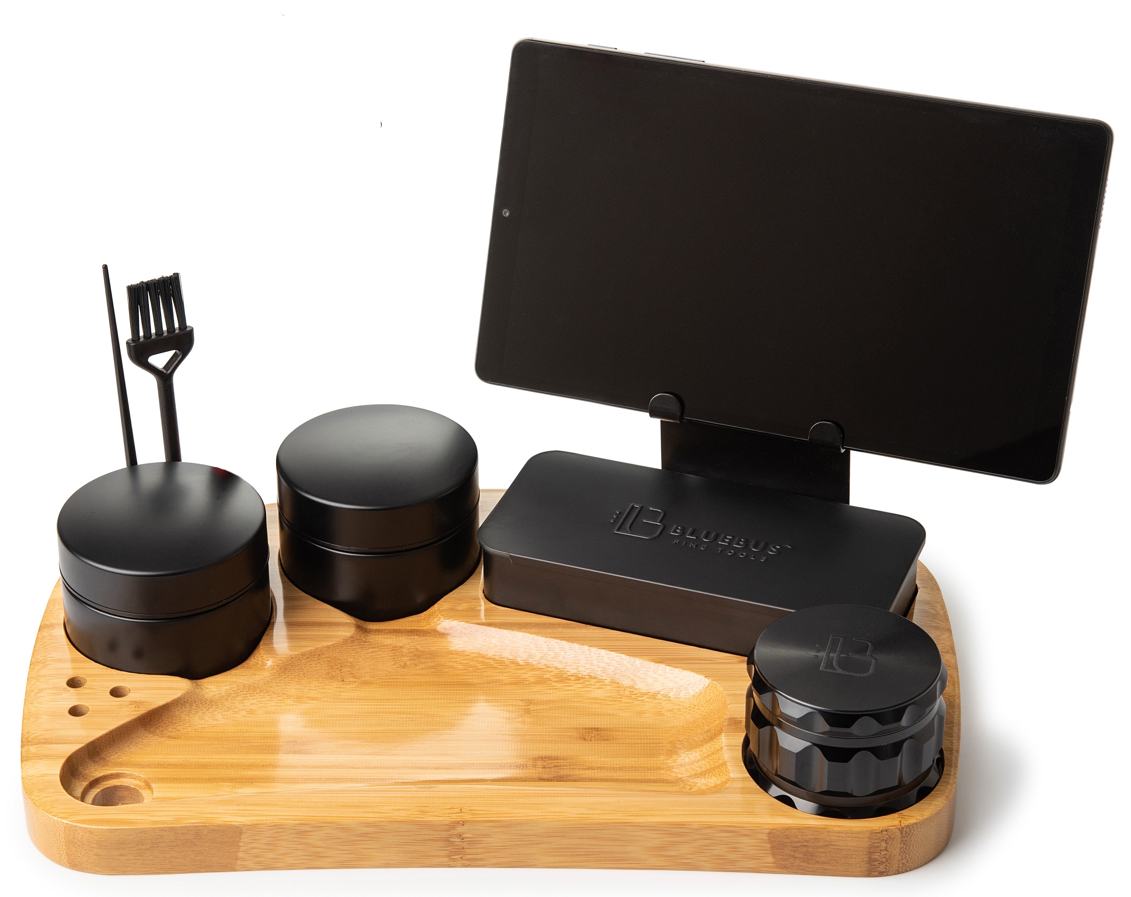 BLAZE Wooden Rolling Tray - Discreet Smoker