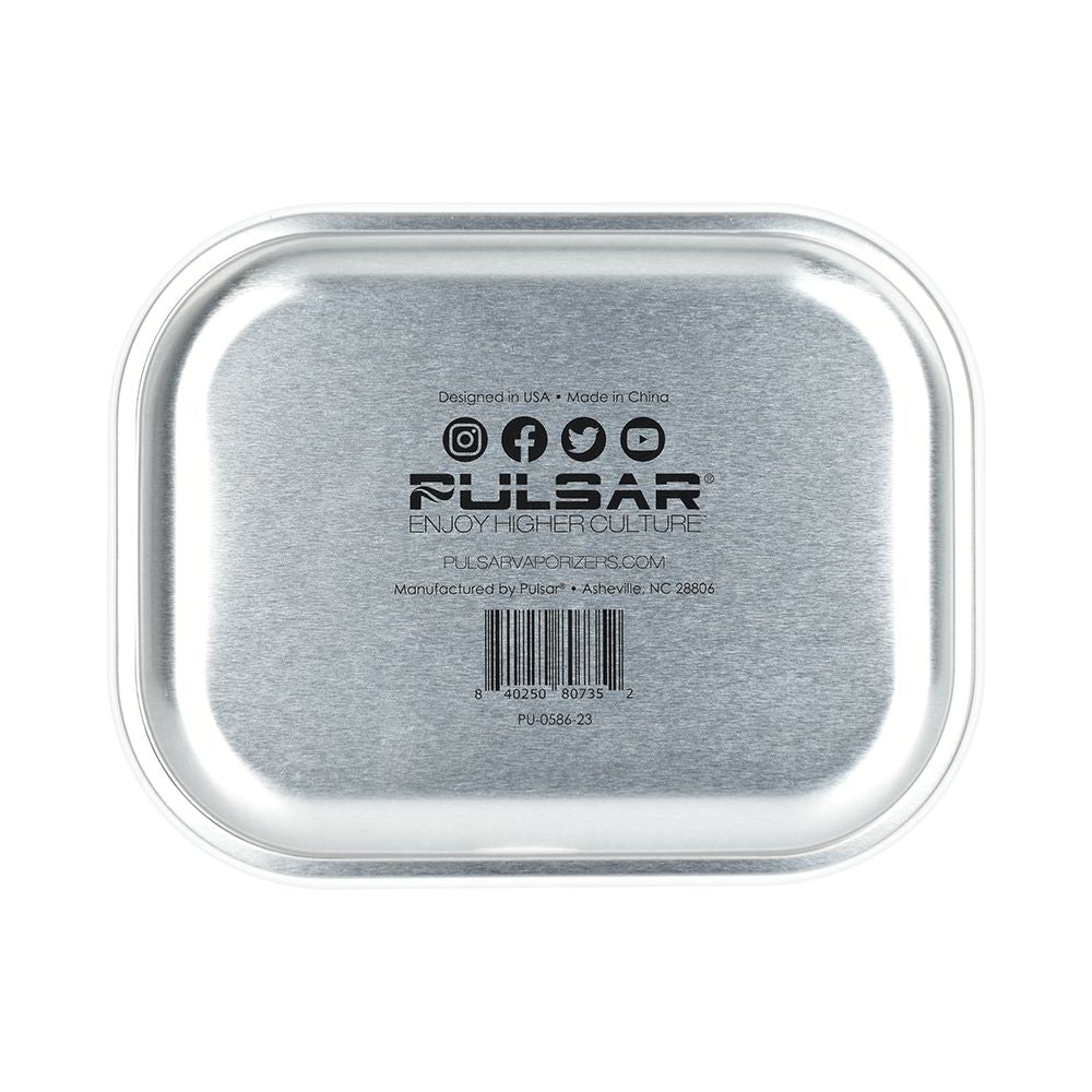 Pulsar Mini Metal Rolling Tray - Large Pineapples / 7"x5.5" - Discreet Smoker
