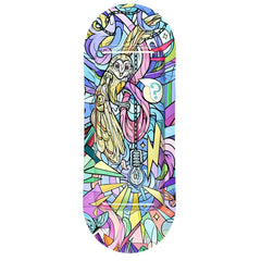 Pulsar SK8Tray Metal Rolling Tray | Courtney Hannen Mechanical Owl - Discreet Smoker