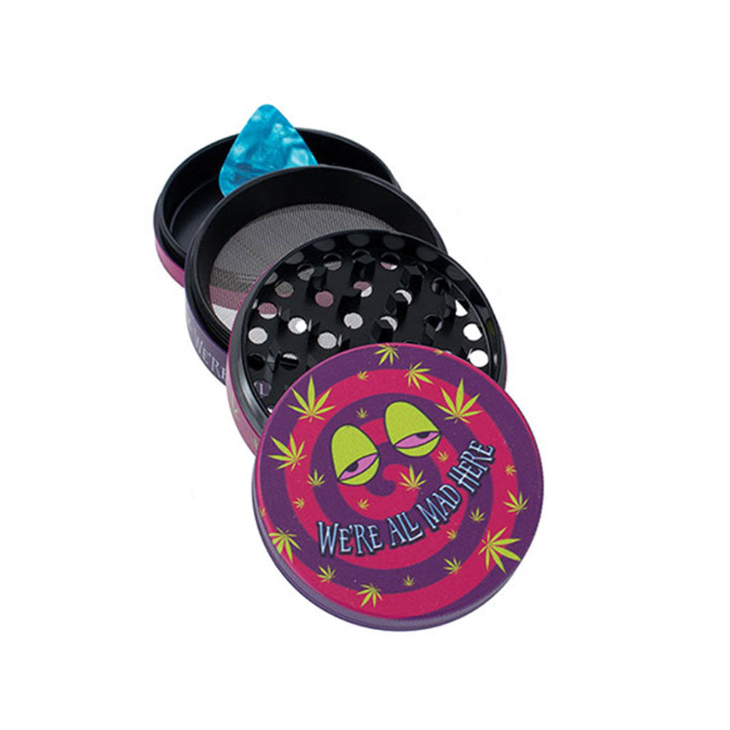 WE'RE ALL MAD HERE WACKY GRINDER - Discreet Smoker