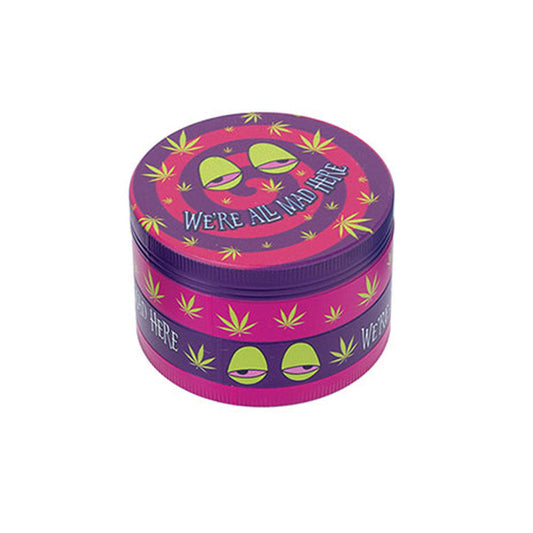 WE'RE ALL MAD HERE WACKY GRINDER - Discreet Smoker