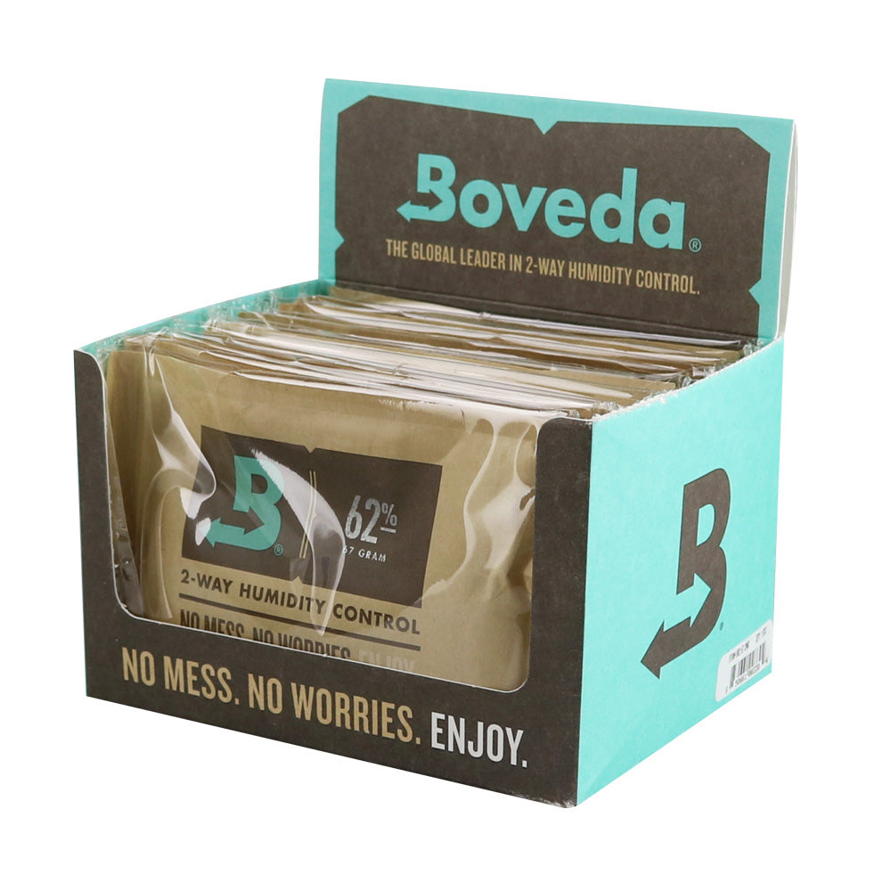 12PC DISPLAY - Boveda 2-Way Humidity Control - 62% / 67g - Discreet Smoker