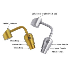TITANIUM 2 IN 1 BANGER DAB NAIL - Discreet Smoker