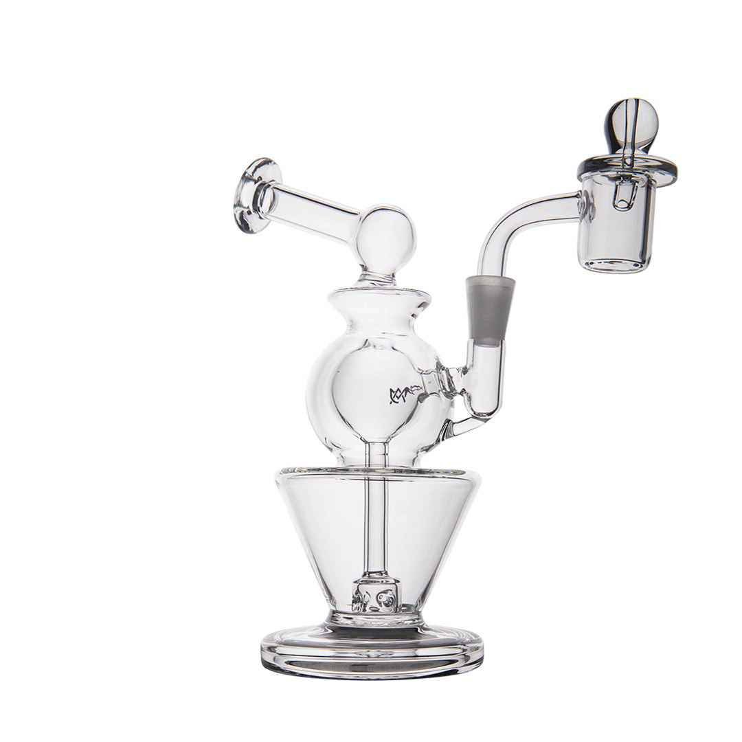 MJ Arsenal Gemini Mini Dab Rig - Discreet Smoker