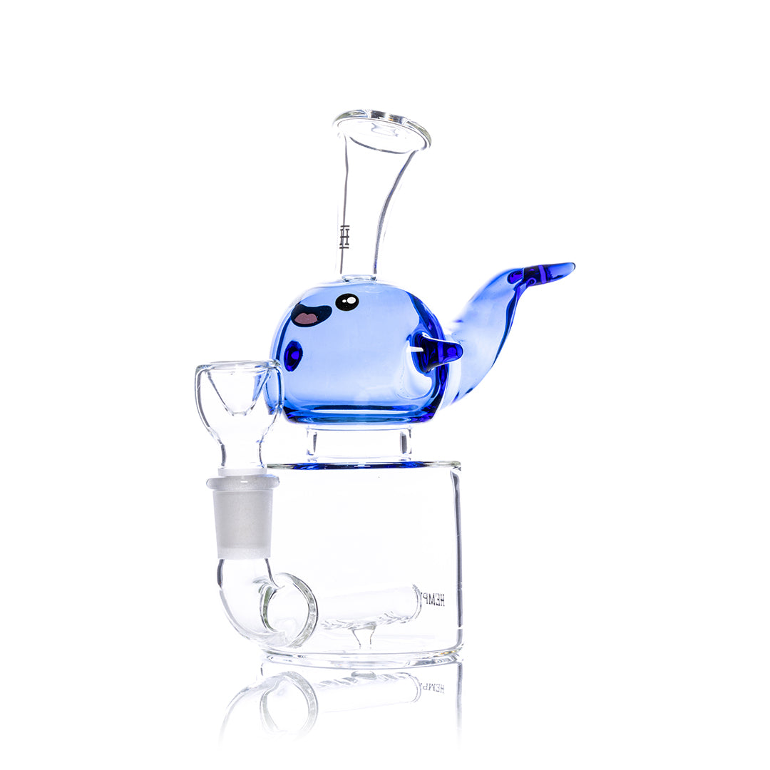 HEMPER - Blue Whale Bong 6.5" - Discreet Smoker