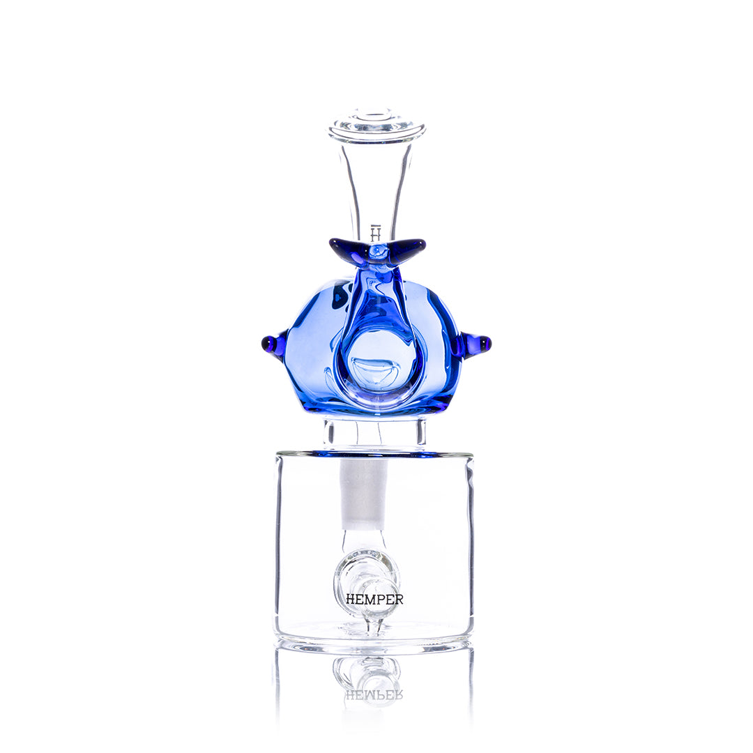 HEMPER - Blue Whale Bong 6.5" - Discreet Smoker